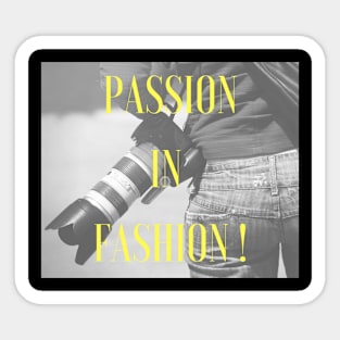 Passion in Fashion! Sticker